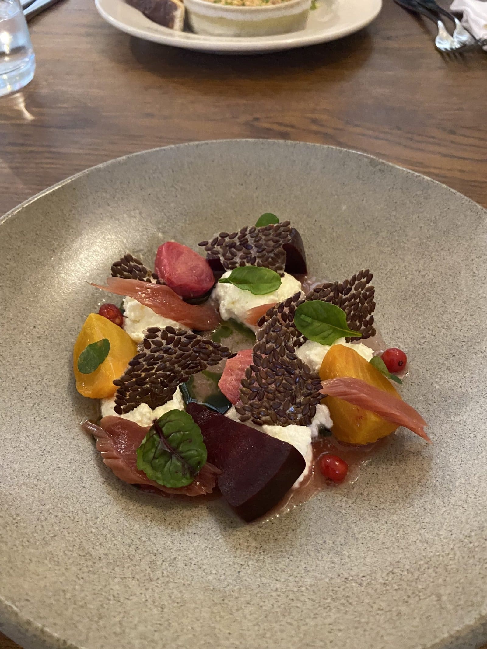 The Abbey Inn Byland Beet Salad Starter